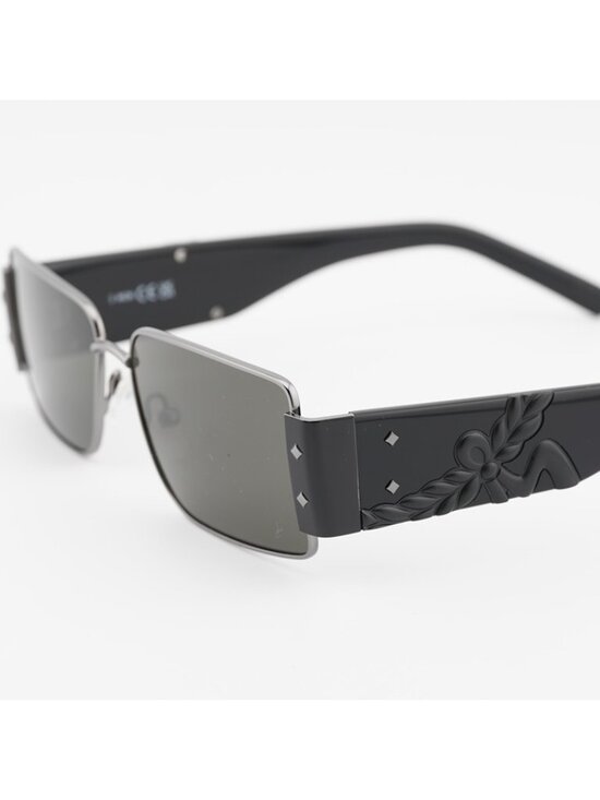 MCM MW0012 12A Sunglasses Dark Ruthenium Rectangle Frame, Dark Grey Lenses main image 11
